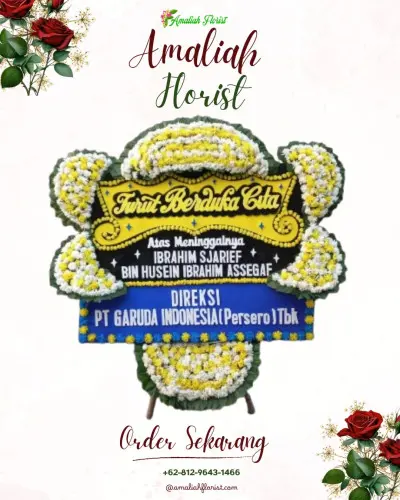 Papan Bunga Duka di Ranulogong